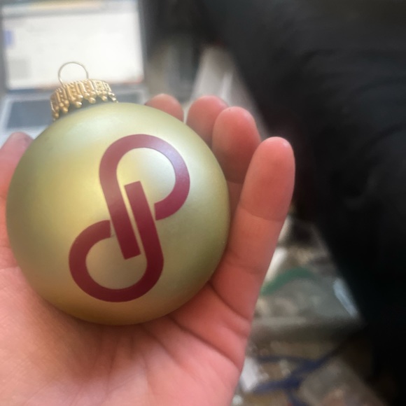 CUSTOM glass Christmas Ornament set of 4 - Picture 5 of 8